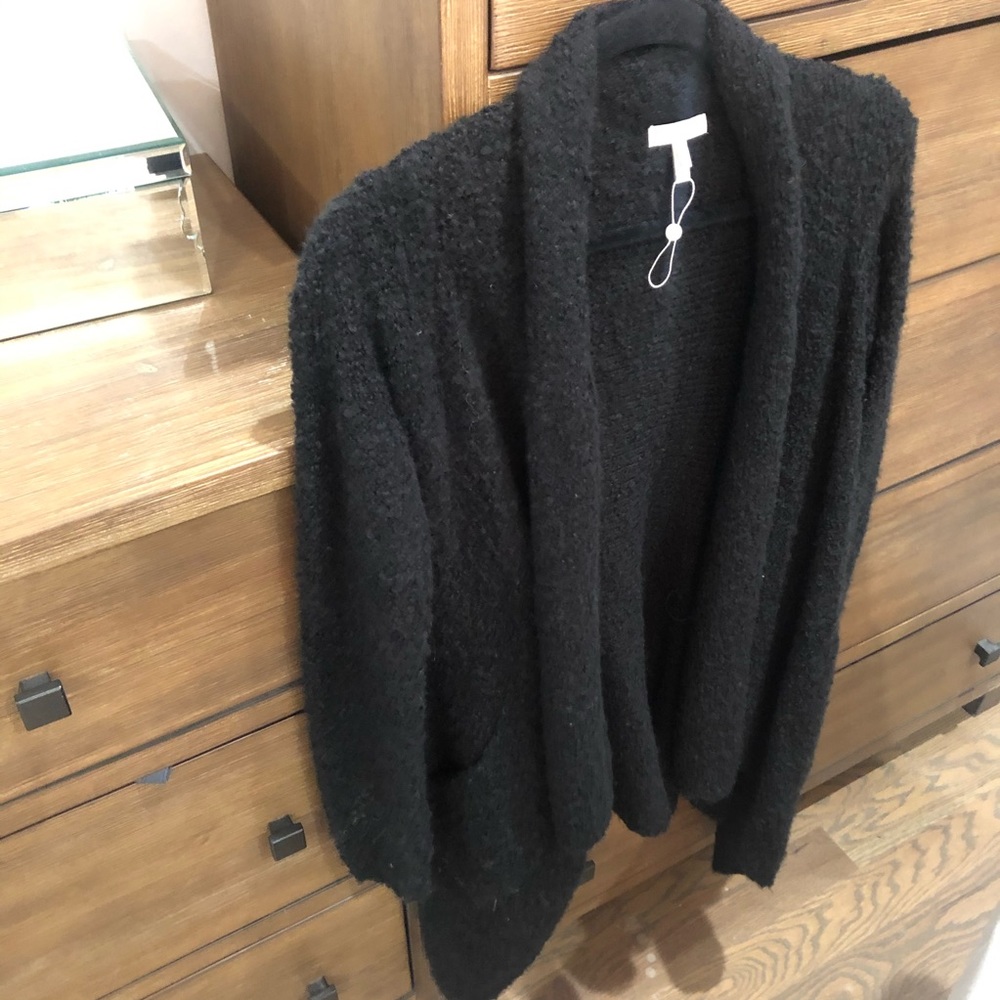 Joie Draped Boucle Cardigan